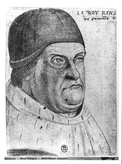 Portrait of Rene I, Duke of Anjou by Jean de Court